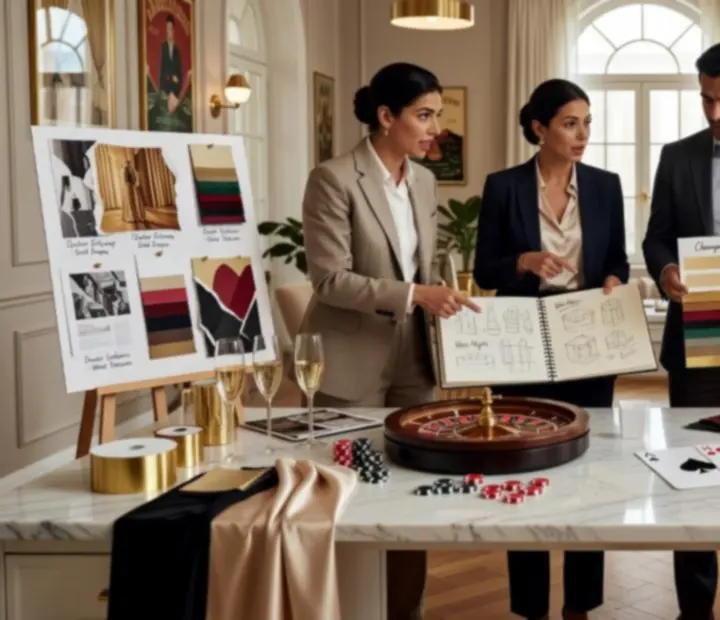 Dział kreatywny Aia Ase Pictures projektuje scenografię i dekoracje wydarzenia tematycznego